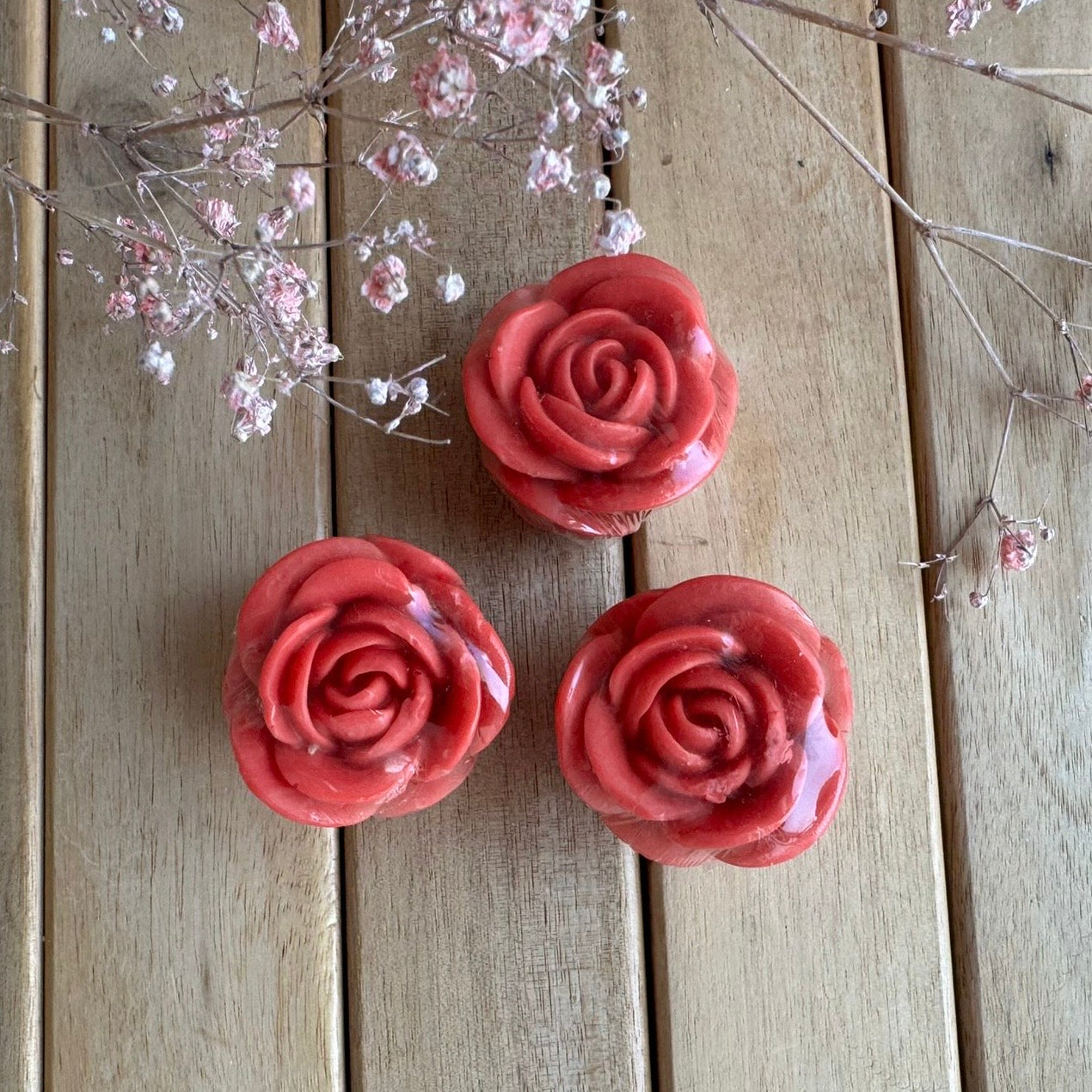 Jabón rosa pequeña