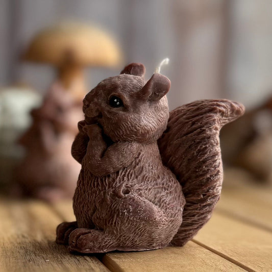 Vela decorativa ardilla