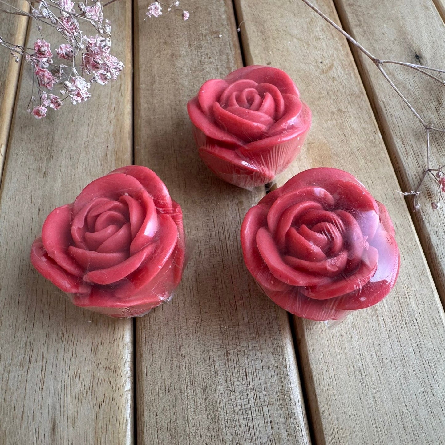 Jabón rosa pequeña