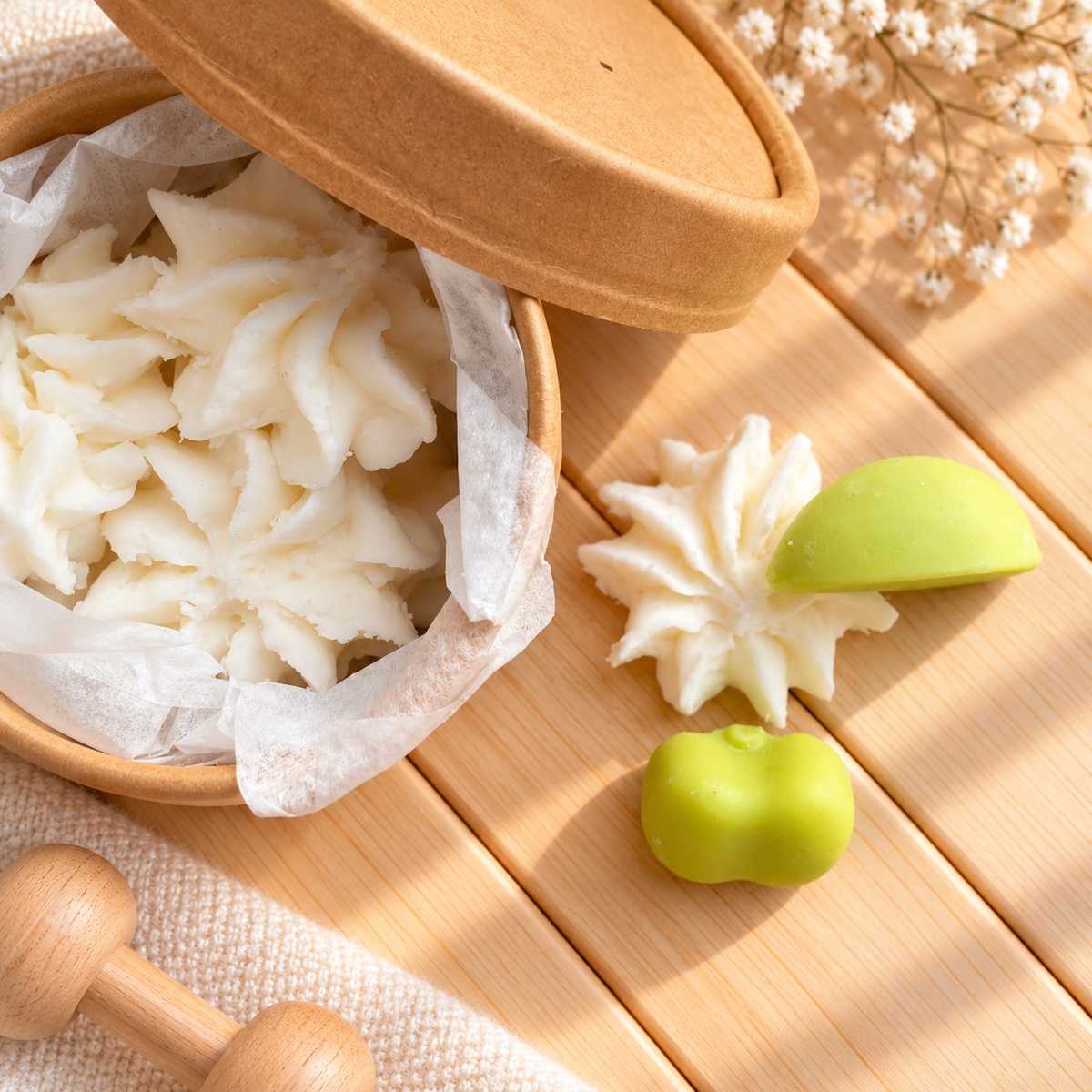 Wax Melts Manzana Verde – Tarro Kraft