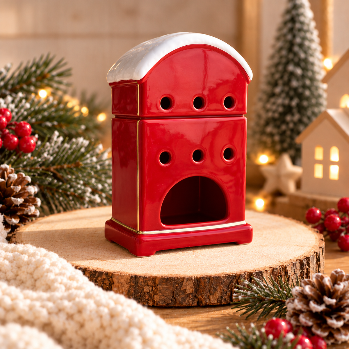 Quemador Wax Melts Buzón de Papá Noel