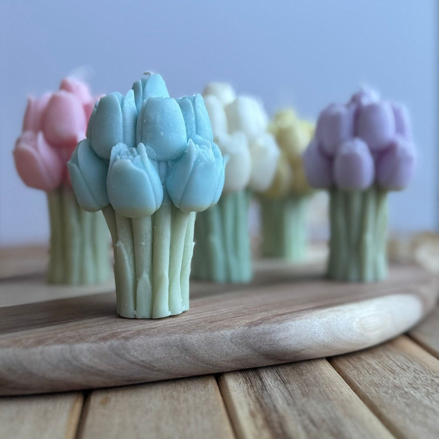 Vela decorativa tulipán