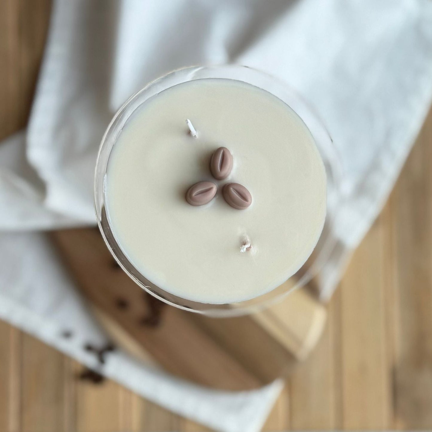 Vela aromática cóctel café