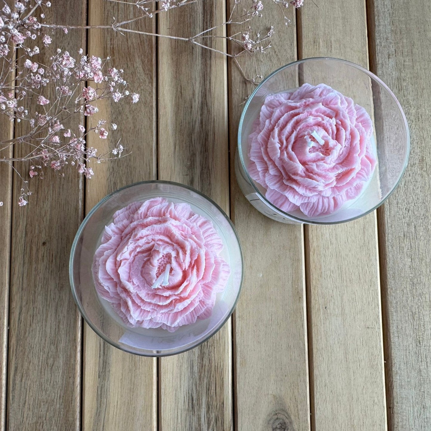 Vela aromática peonía