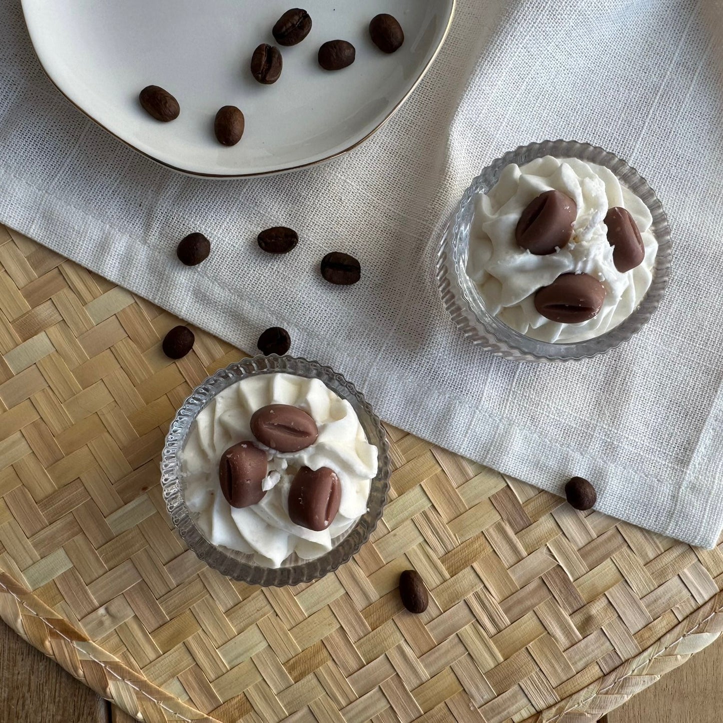 Vela aromática mini café