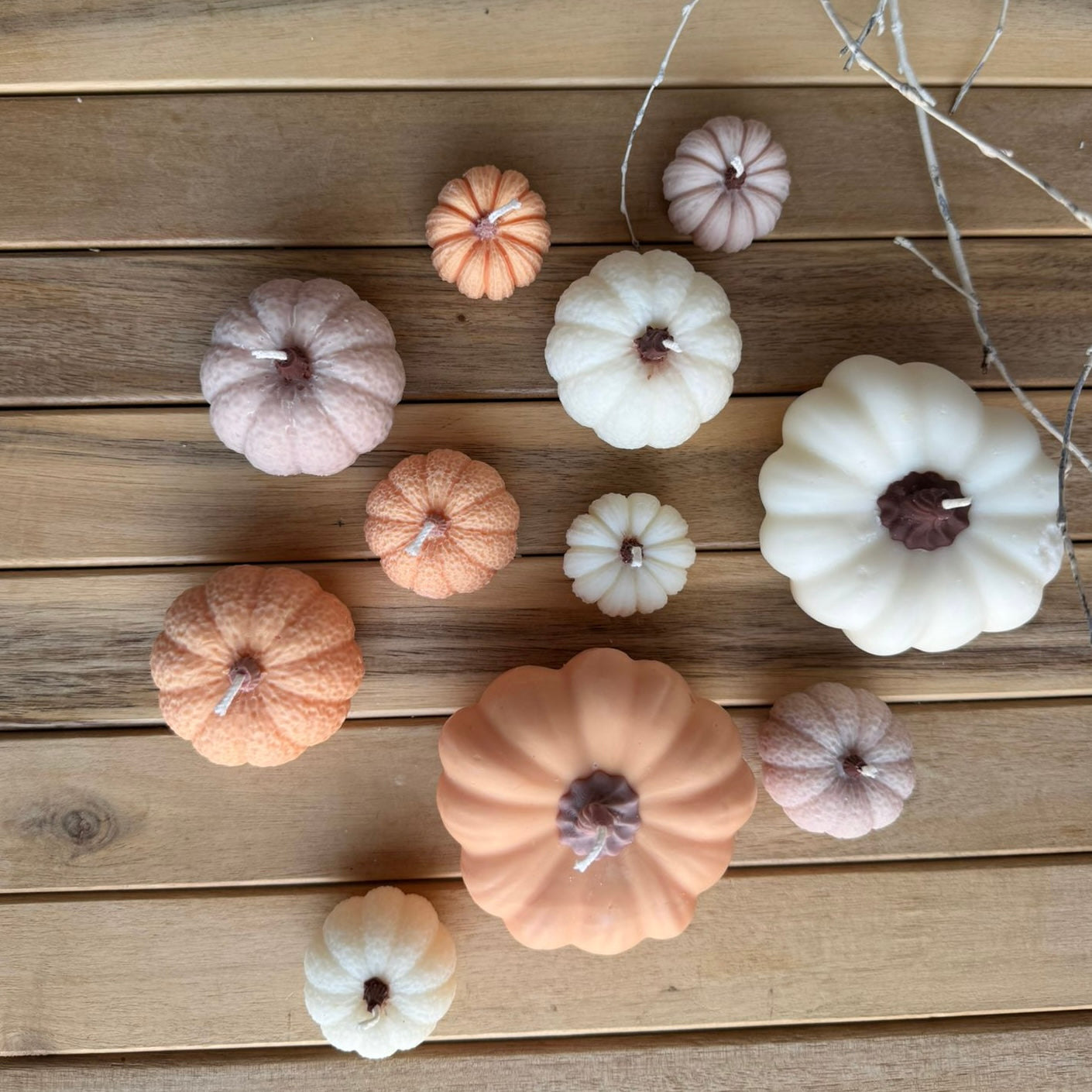 Vela decorativa calabaza