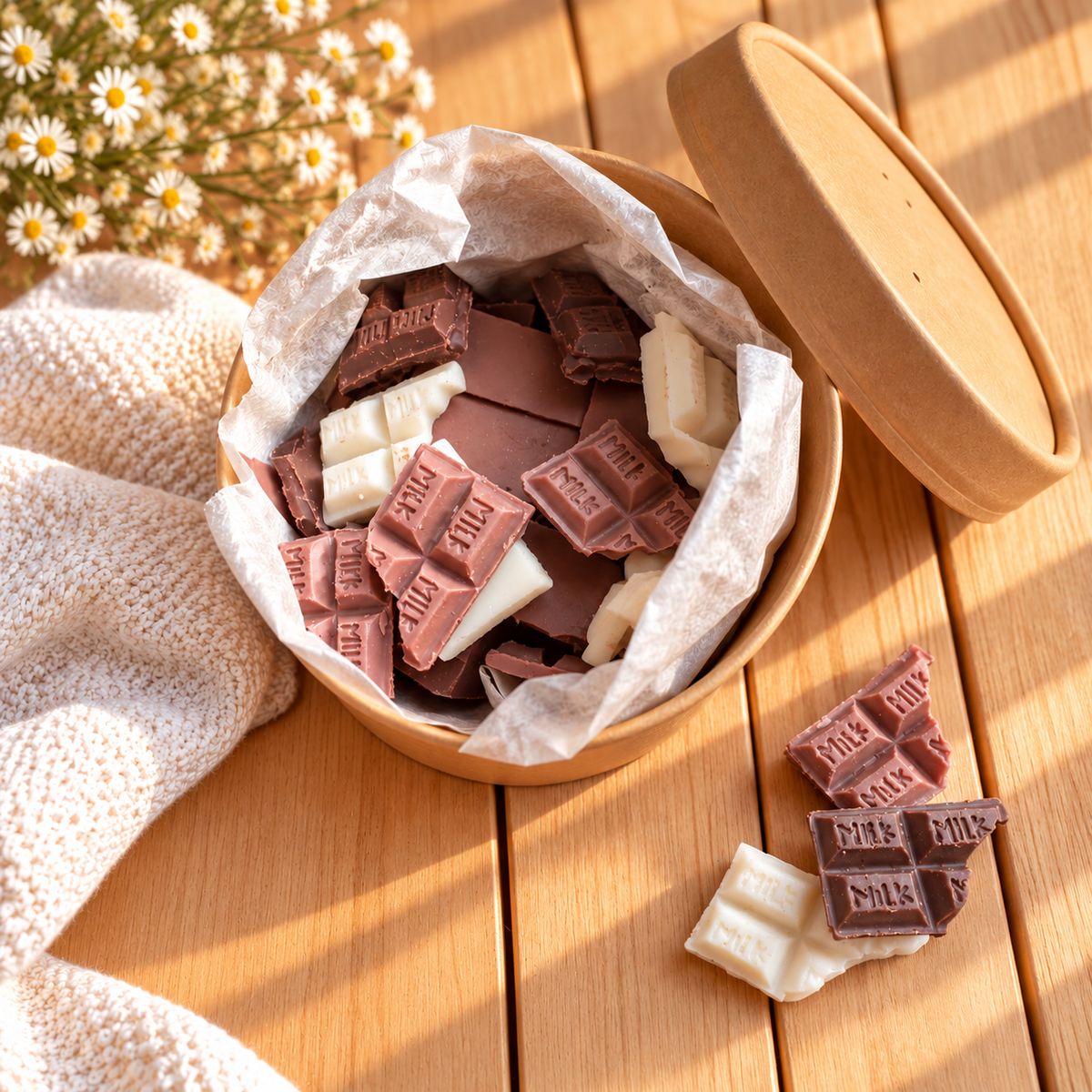 Wax Melts Chocolate con Leche – Tarro Kraft