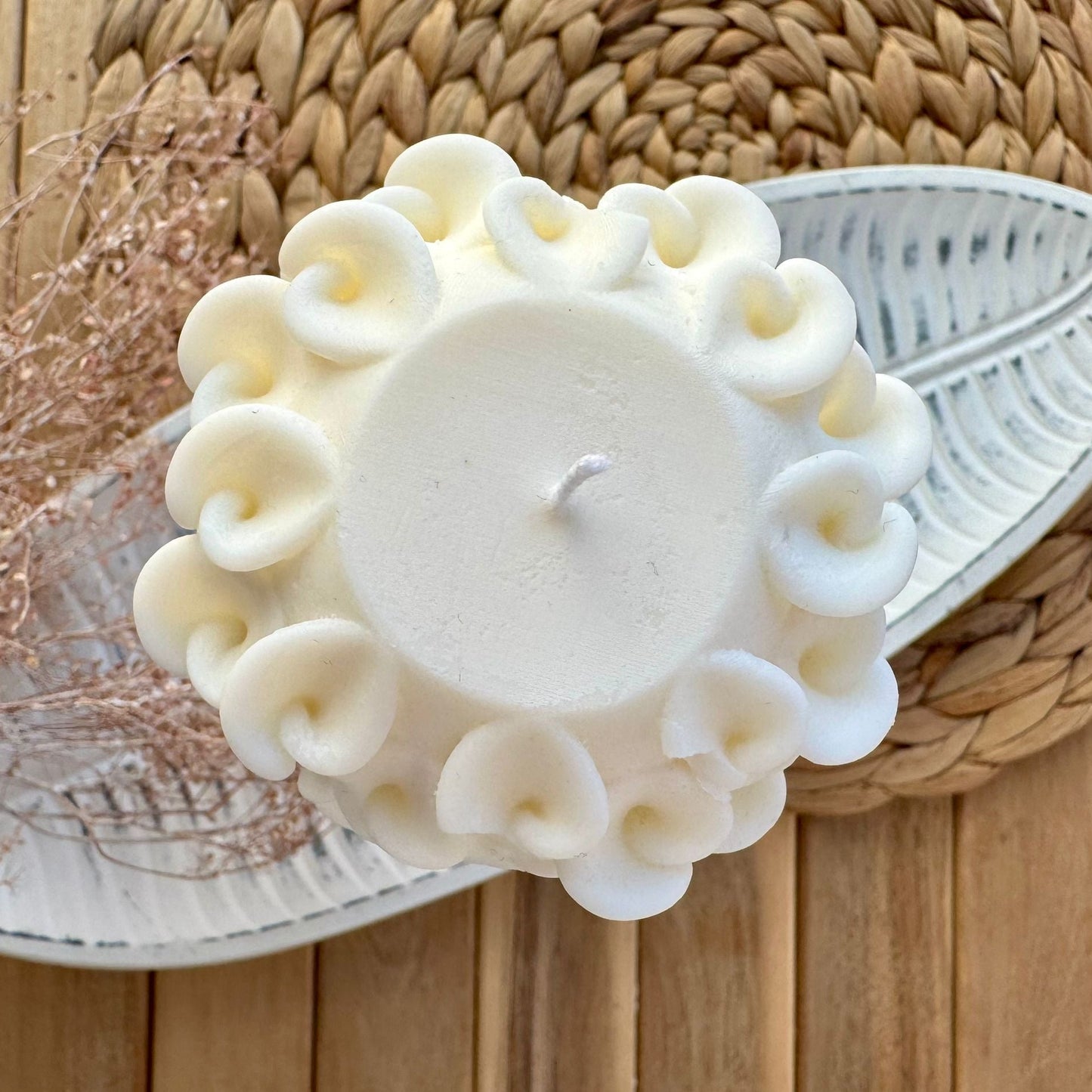 Vela decorativa piña