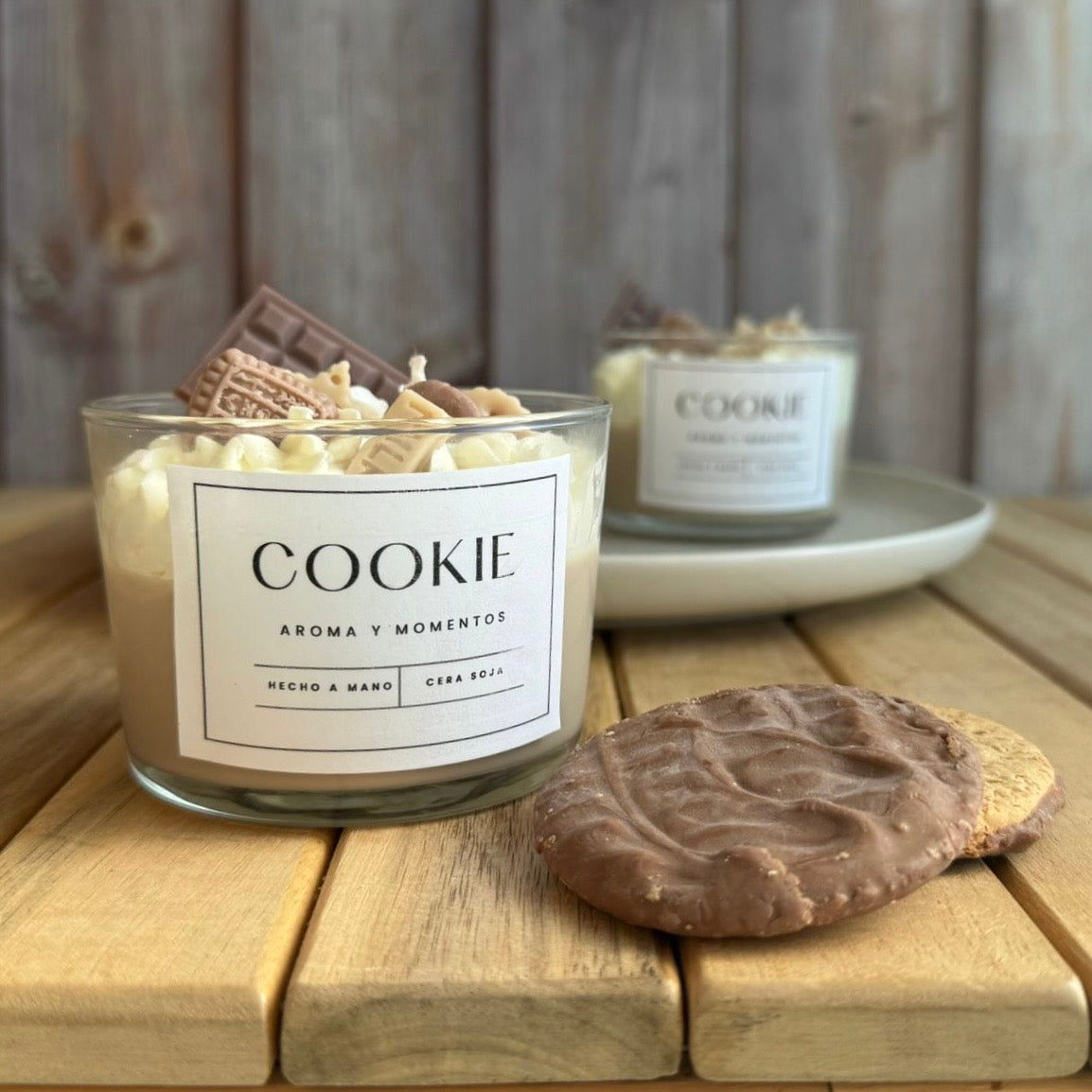 Vela aromática cookies