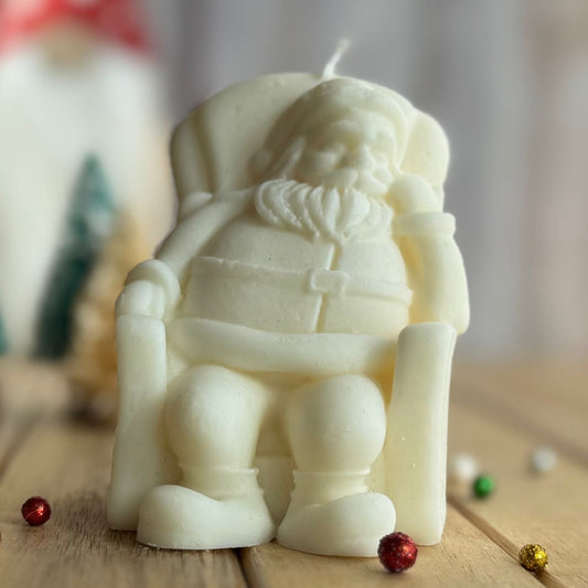 Vela decorativa Papá Noel sentado