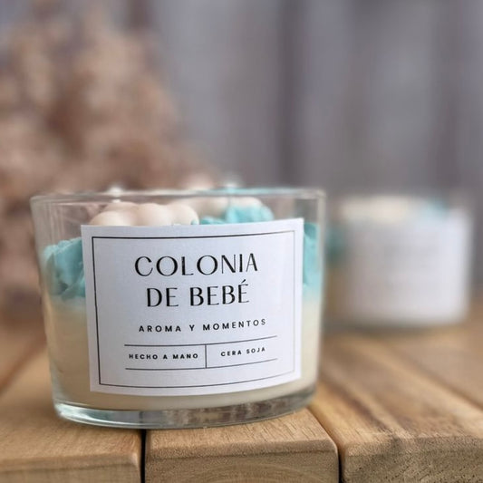 Vela aromática colonia bebé