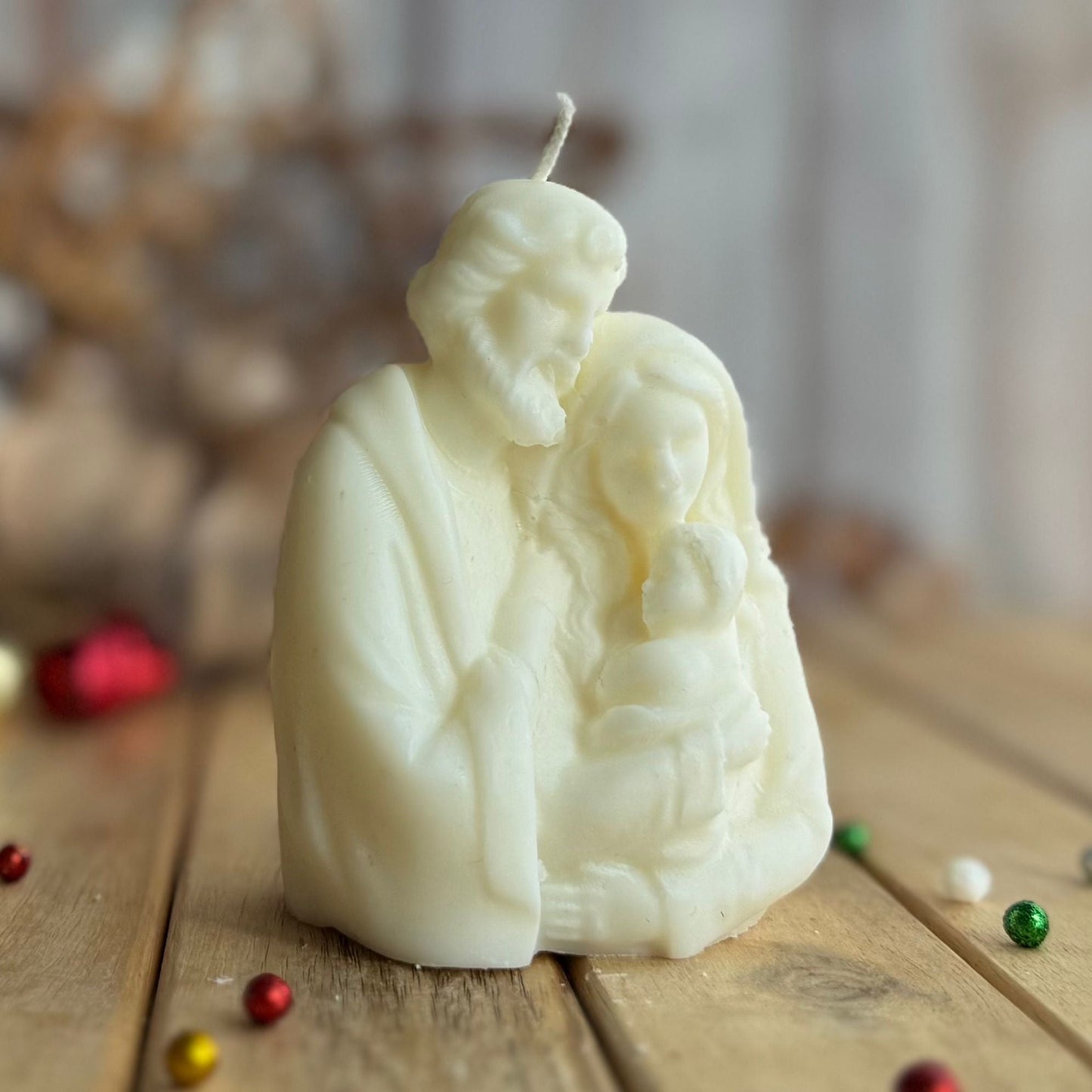 Vela decorativa pesebre grande