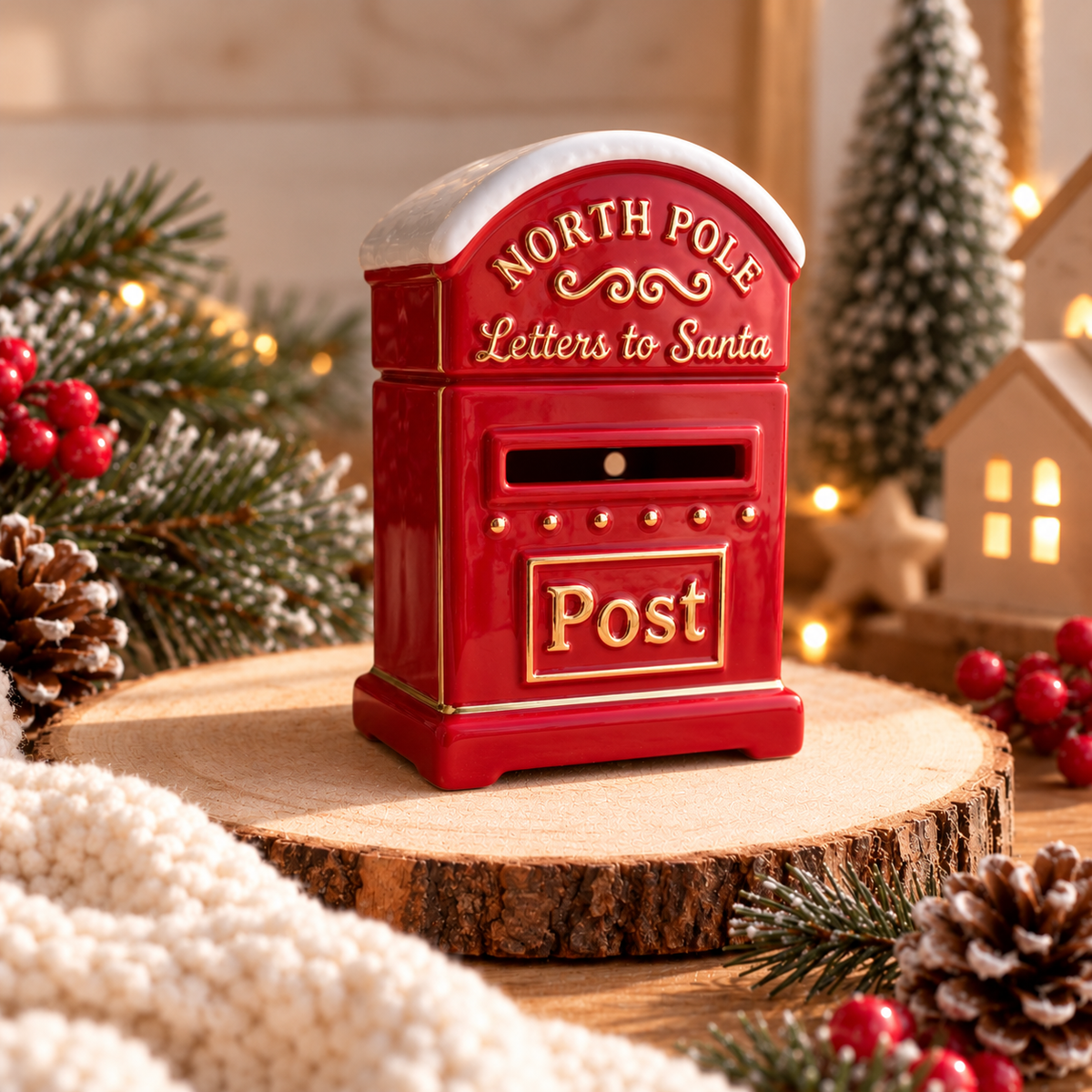 Quemador Wax Melts Buzón de Papá Noel