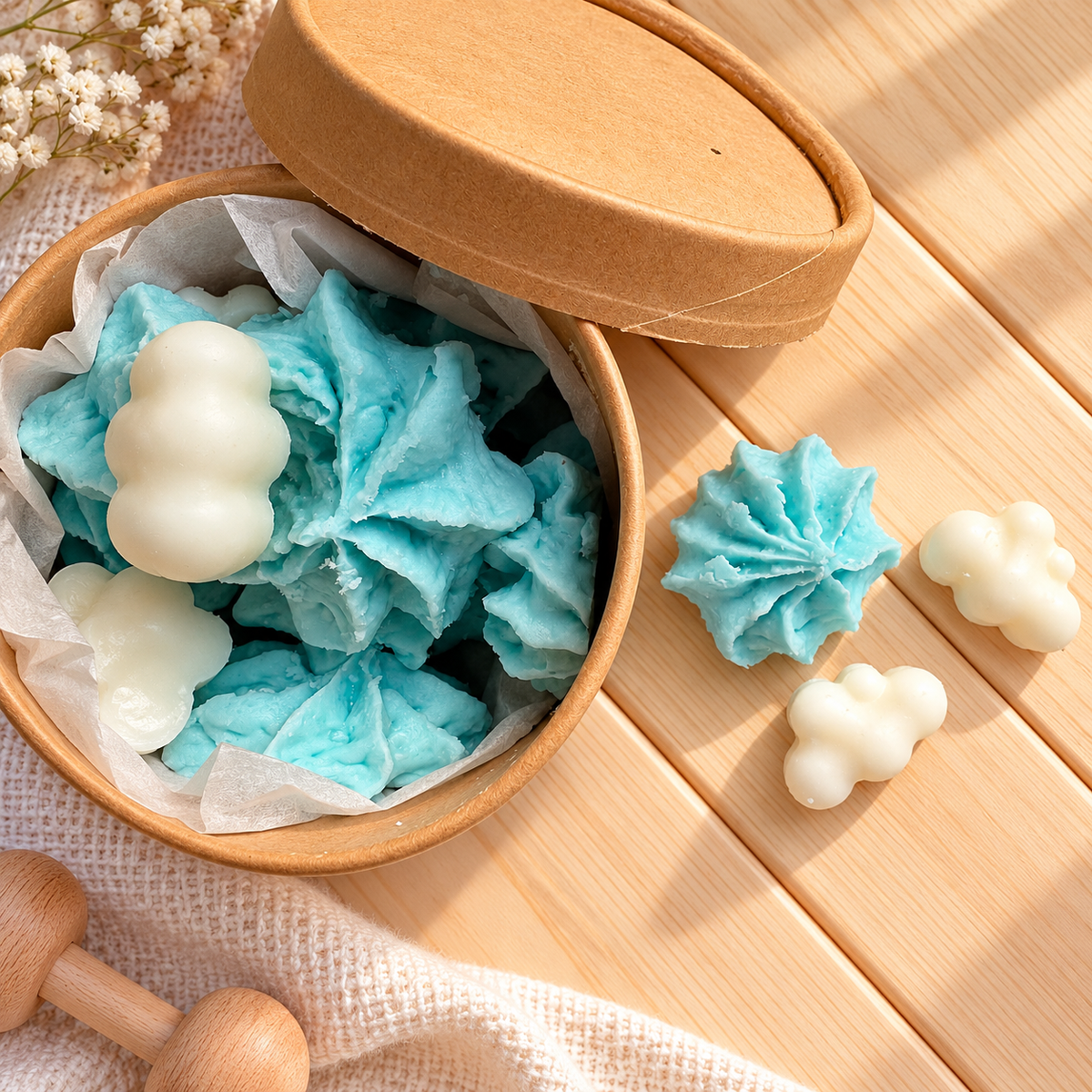Wax Melts Colonia de Bebé – Tarro Kraft