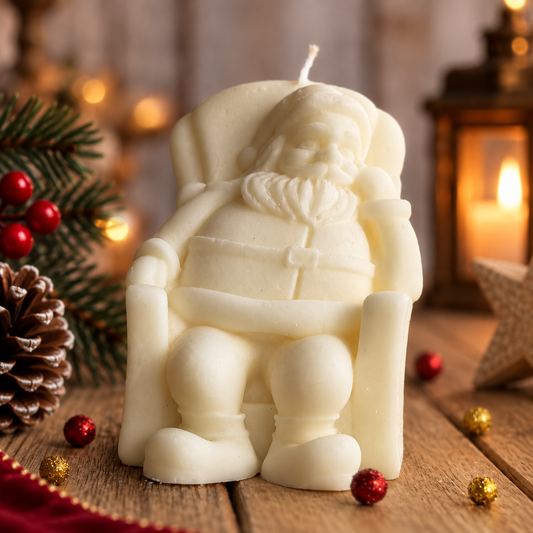 Vela decorativa Papá Noel sentado