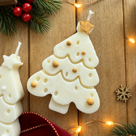 Vela decorativa árbol navideño