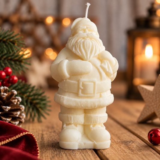 Vela decorativa Papá Noel saco