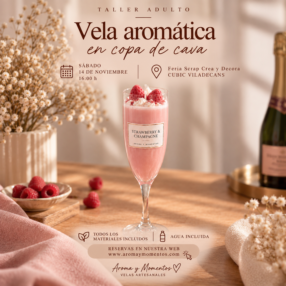 TALLERES FERIA SCRAP CREA Y DECORA – CÚBIC VILADECANS