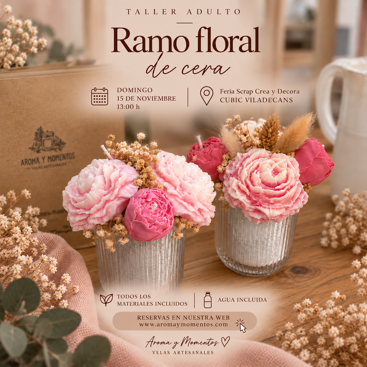 TALLERES FERIA SCRAP CREA Y DECORA – CÚBIC VILADECANS