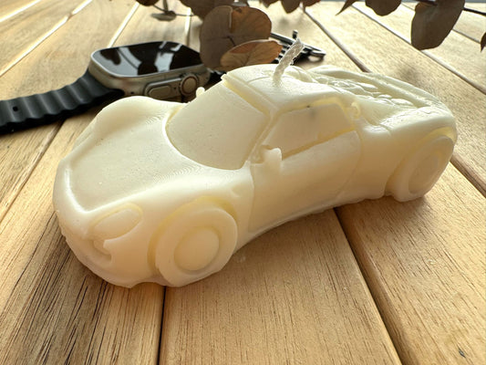 Vela decorativa coche