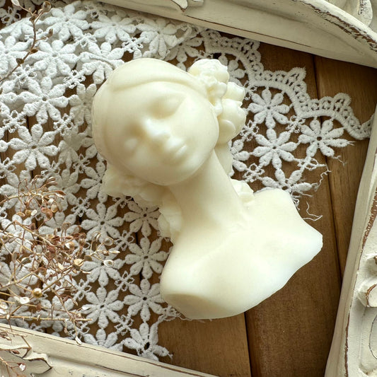Vela decorativa rostro mujer