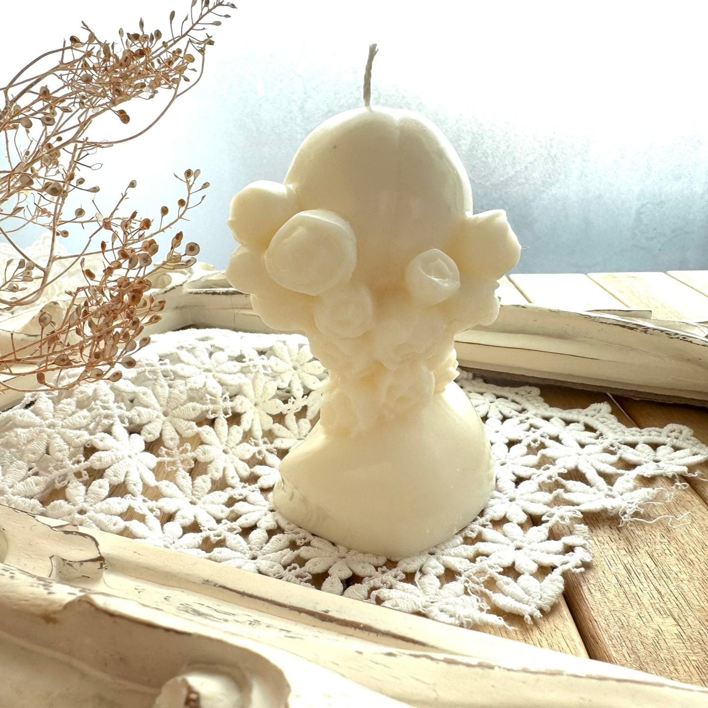 Vela decorativa rostro mujer
