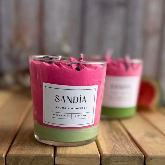 Vela aromática sandía grande