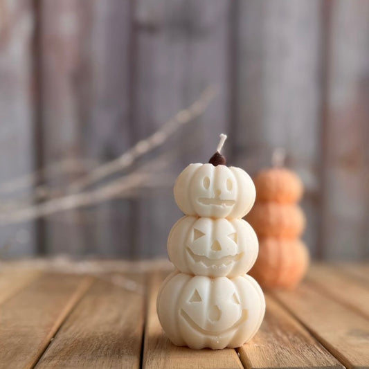Vela decorativa calabazas terroríficas