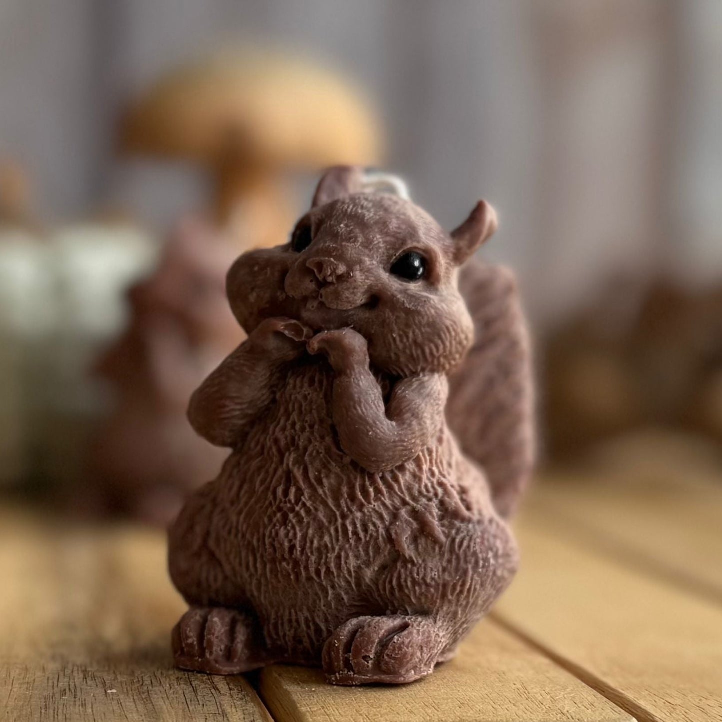 Vela decorativa ardilla