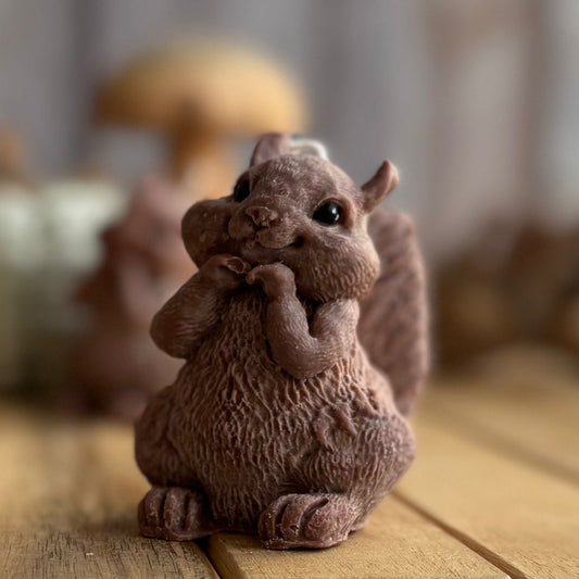 Vela decorativa ardilla