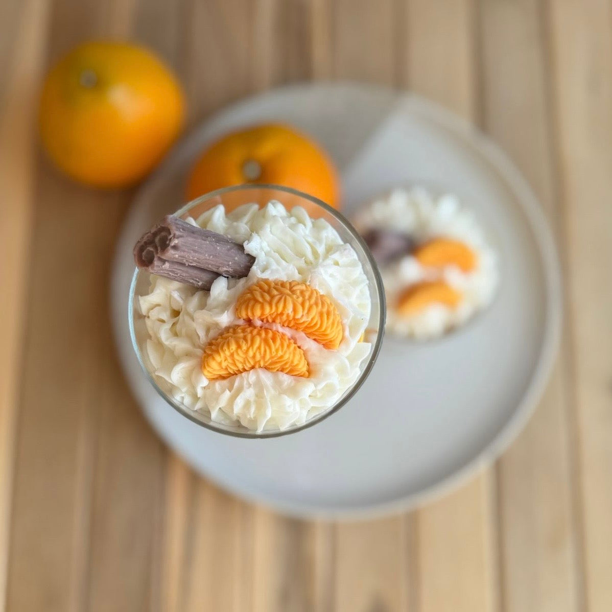 Vela aromática canela y naranja