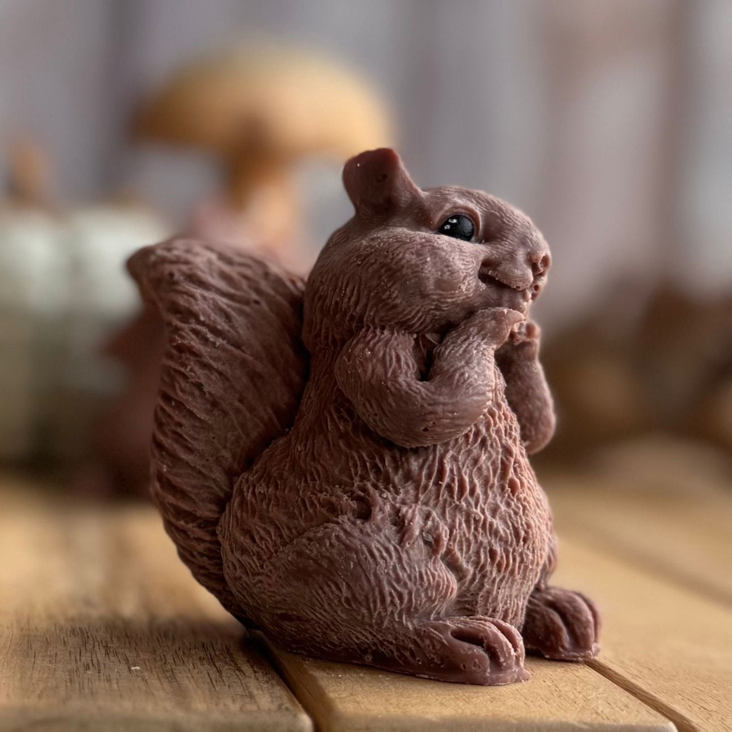 Vela decorativa ardilla