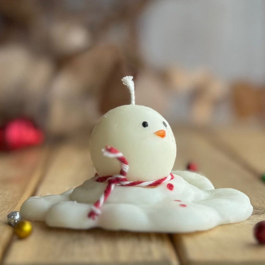 Vela decorativa copo nieve