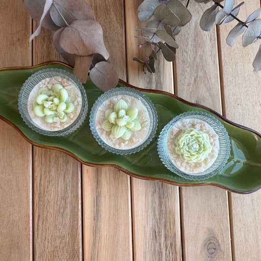 Vela aromática mini cactus