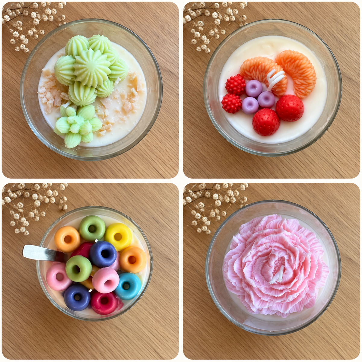 Vela aromática personalizada - variedad de velas